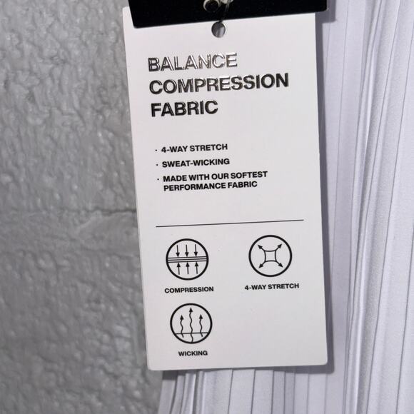 Dkny Sport Women's Performance Pleated Tennis Skirt - White large - Picture 4 of 8